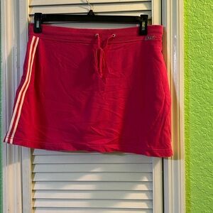 NYL Women’s Vibrant Pink and White Stretch Skort L